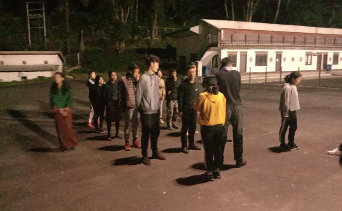 Teaching drill and commands