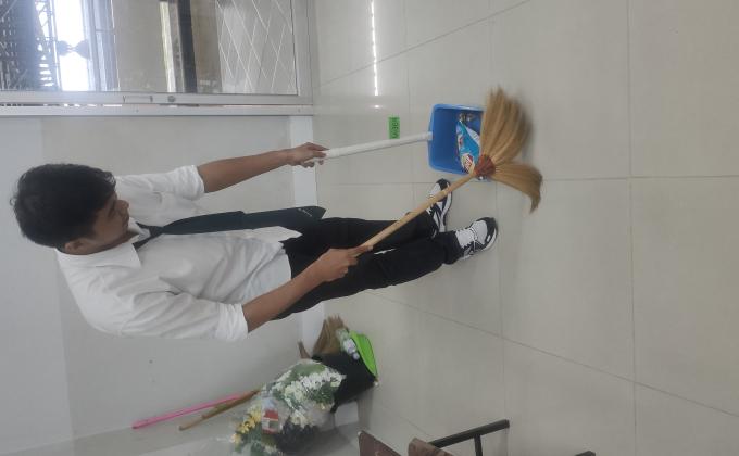 ทำความสะอาดห้อง