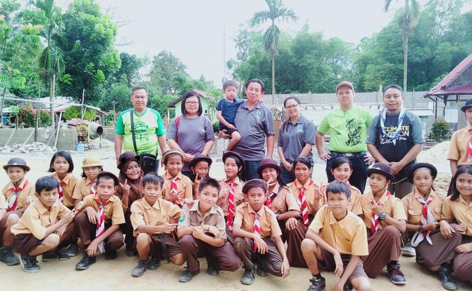 Tindak lanjut Revitalisasi kelas angkat projek BASIC kemasyarakatan MoP di SDN 03 Sajingan Besar 