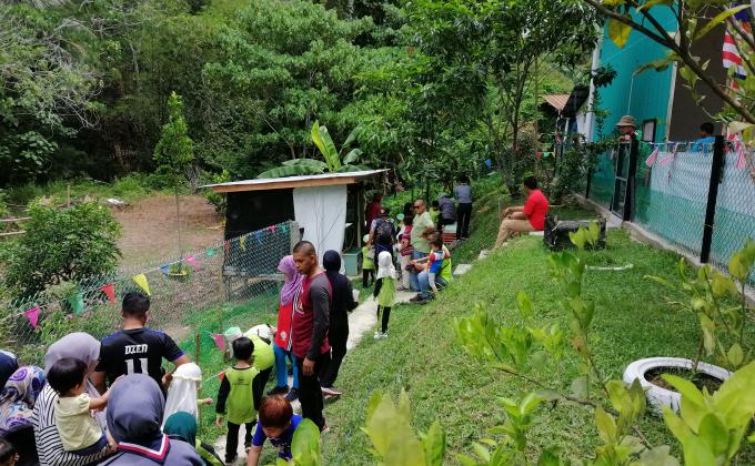 Lawatan Tadika Pasti Salahuddin ke Taman Arnab Scout Nature Park Sandakan Sabah pada 26.10.2019