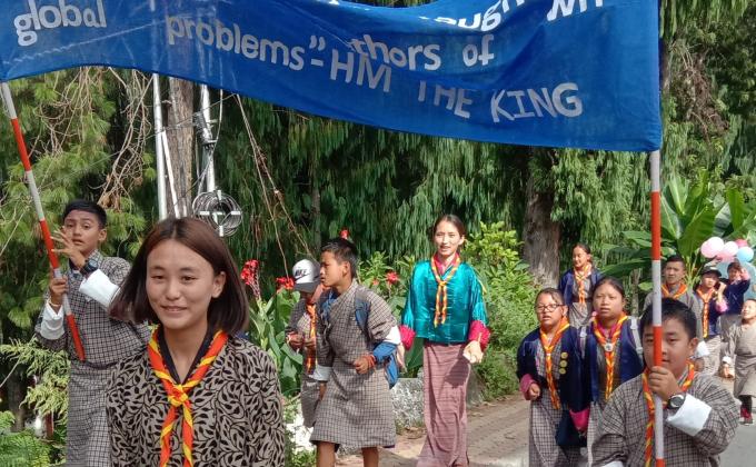 Peace walk and Planting peace sapling
