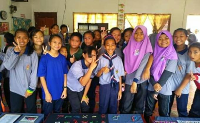 karnival pengakap kanak-kanak dan gabungan unit-unit lain di SK TINANGOL Kudat. 
