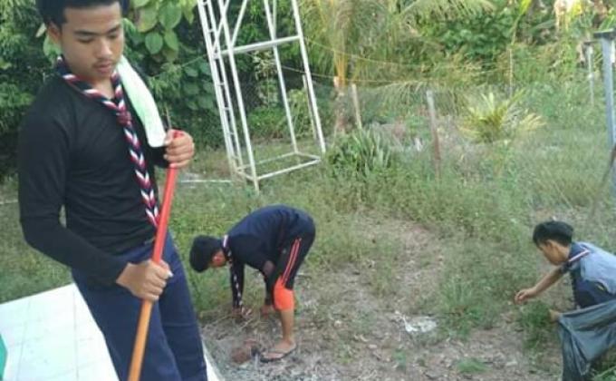 kembara keamanaan kampung kekampunh selama 5hari pengakap kelana A daerah kudat
