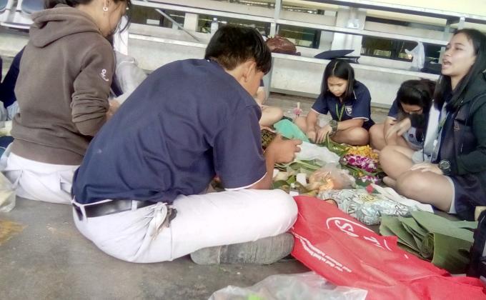 การทำลอยกระทงในวิทยาลัยอาชีวศึกษาเทคโนโลยี