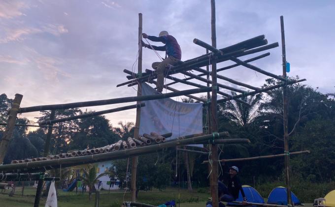 Keindahan Pagi Perkhemahan Unit Beruniform Sk Jaya Baru Kinabatangan