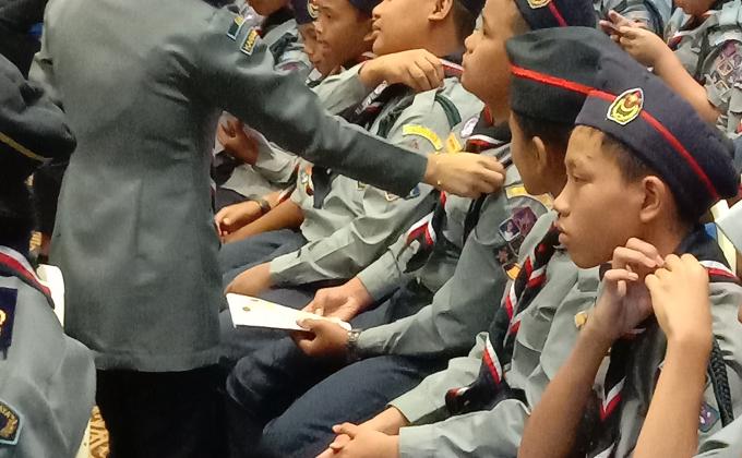 Akhirnya aku berjaya Rambu Pengakap Kanak-Kanak ku genggam hari ni