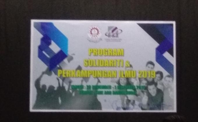 program solidariti dan perkampungan ilmu... 