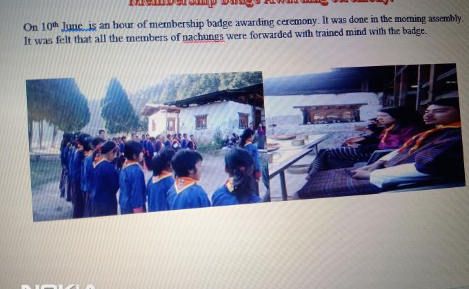 Membership badge Awarding ceremony .