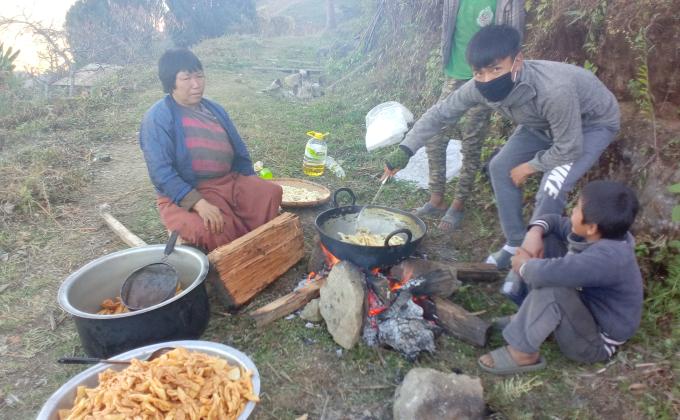 Tshok preparation for Baza Guru Dhung drup