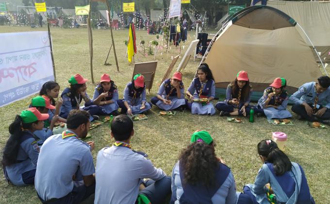 অগ্রণী মুক্ত স্কাউট গ্রুপ, ঝিনাইদহের বিশেষ ডে ক্যাম্প অনুষ্ঠিত 