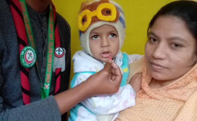 টিকা দান কার্যক্রম 