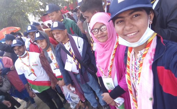 পরিষ্কার পরিচ্ছন্নতা বিষয়ক কর্মসূচি ( ৯ম জাতীয় কাব-ক্যাম্পুরী)