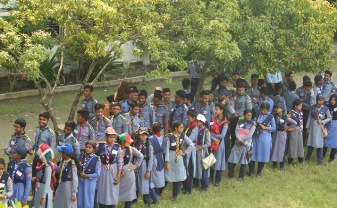 বিশ্ব শান্তি দিবস ২০১৯ উদযাপন; ঢাকা জেলা রোভার।