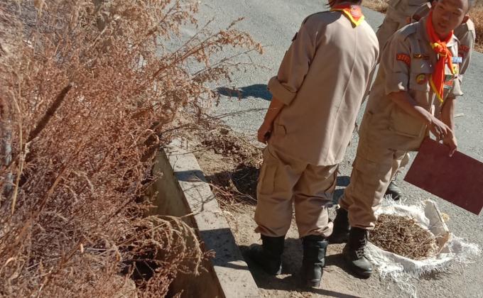 Cleaning eragation channel 