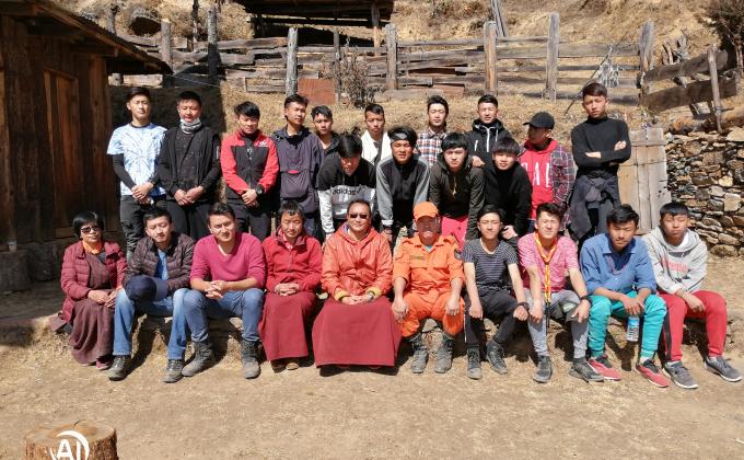 volunteer work at takshang 