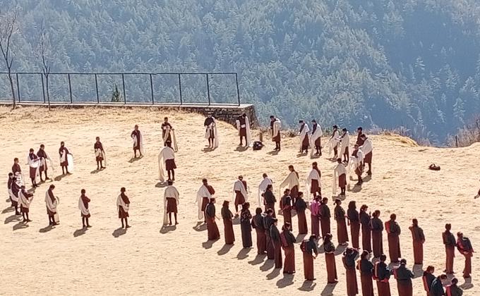 Orientation on character building.