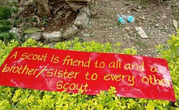 Establishment of scouts den in Garpawoong MSS