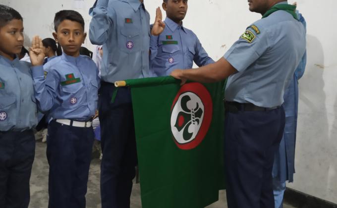 খা‌লেদ হায়দার মে‌মো‌রিয়াল উচ্চ বিদ্যালয় স্কাউট গ্রু‌পের ১ম দিক্ষা অনুষ্ঠান-২০২০