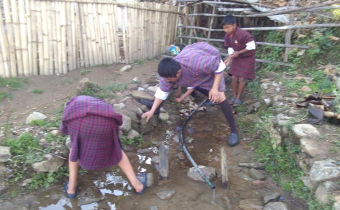 Adoption of spring water to sustain the tap water