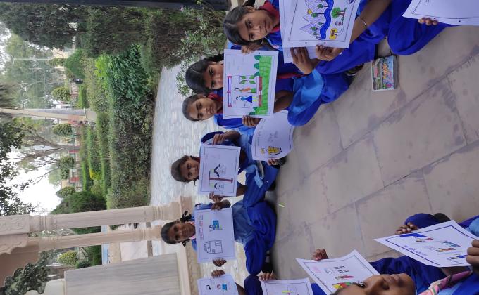 Poster competition organized on International Women's Day 