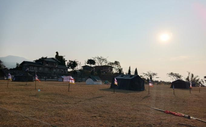 Volunteer for preparation of National Rover's moot at Dewathang,JNEC.