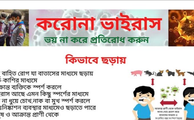 করোনা ভাইরাস প্রতিরোধ মূলক ক্যাস্পেইন 