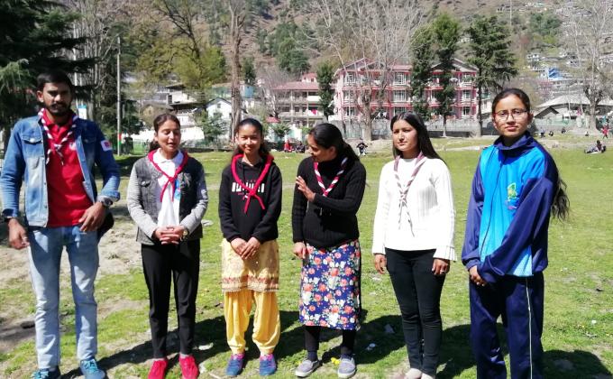 Awarness On Covid-19 By Rover And Ranger Of Govt College Kullu