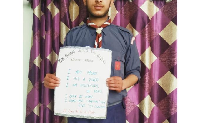 Scouts fight against Corona