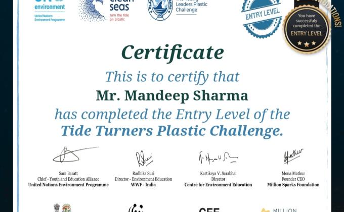 Environmental & Sustainability (Plastic Tide Turners)