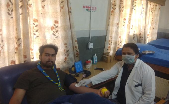 Blood donation during lock down 