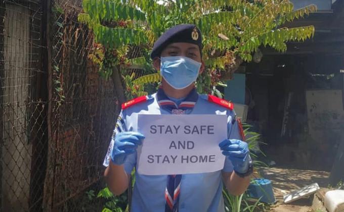 Agihan Perisai muka atau Face Shield kepada barisan frontliners