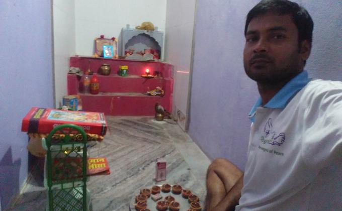 fight covid-19 by diya lighting