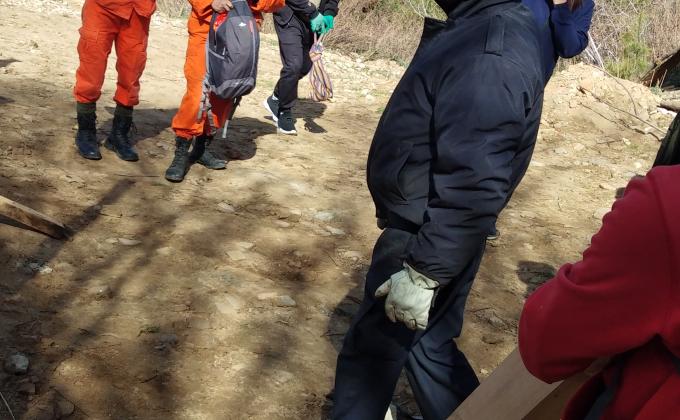 Building house for monkhood.