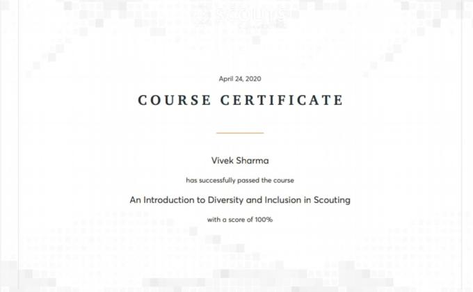 E Learning on Diversity and Inclusion.