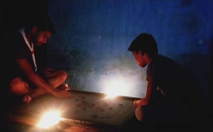 Game at night