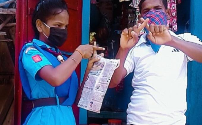 ##plastictideturner##saynotoplastic##making,distributing and creating awareness on paper and clothbags,by rovers and rangers from S. B. SC. H. S. SCHOOL. KONISI GANJAM 