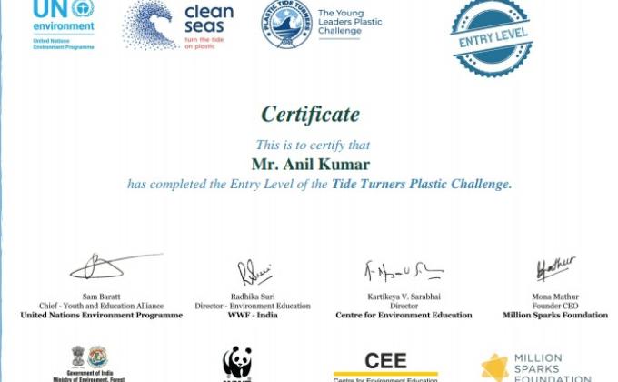 Sankalp project Tide turners plastic challenge