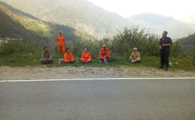 Joining hand with dessup (covid 19 patrolling )