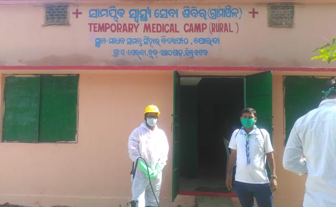 Quarantine centre(TMC) service camp