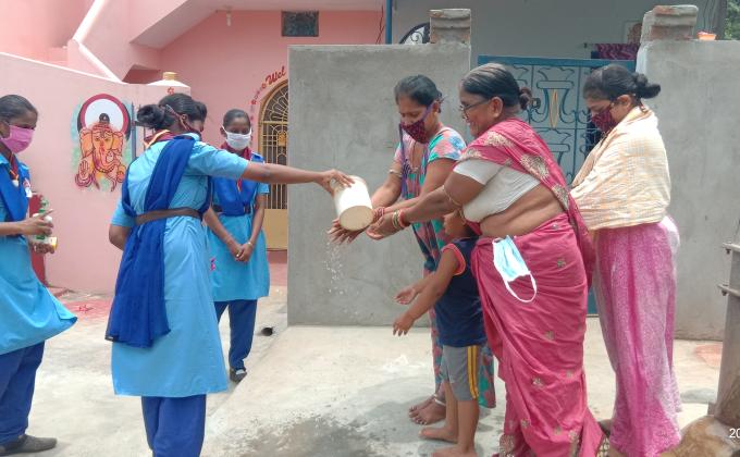 ##HANDWASH##DISTRIBUTION OF SOAP##COMMUNITYSERVICE##GOODTURN##