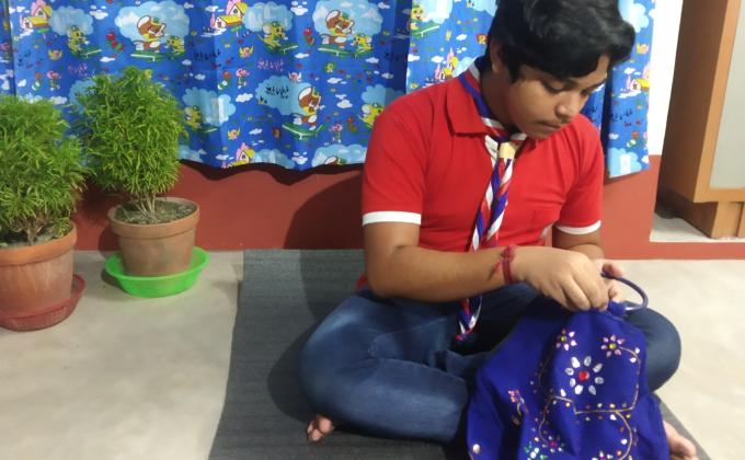 Sankalp Project....Go green.#bsgindia #stayathome 
#scouts4sdgs #plasticchallenge #bsgptt #sankalpbyscoutguide