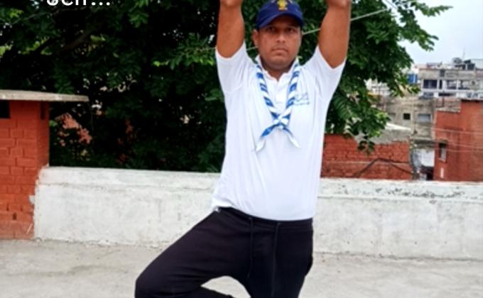 Celebration of International yoga day 2020