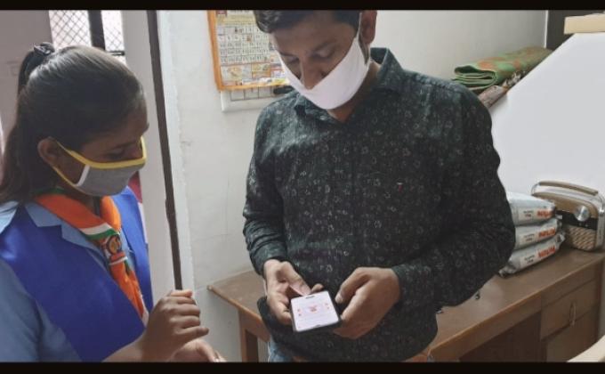 आरोग्य सेतु एप डाउनलोड करवा कर किया कोरोना के प्रति हरदम जागरूक रहने का दिया संदेश#BSG DHQ, JODHPUR, RAJASTHAN