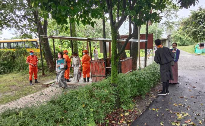 School gate duty