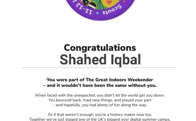 Take part in the Great Indoors Weekender
