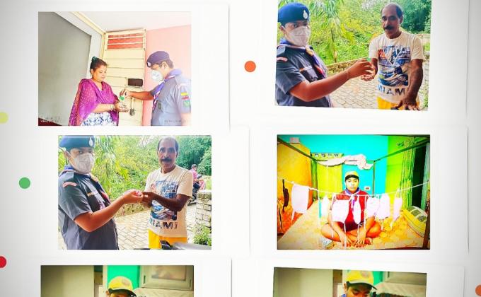 Souvik Chakraborty Scout Sunrise day Activity 4 