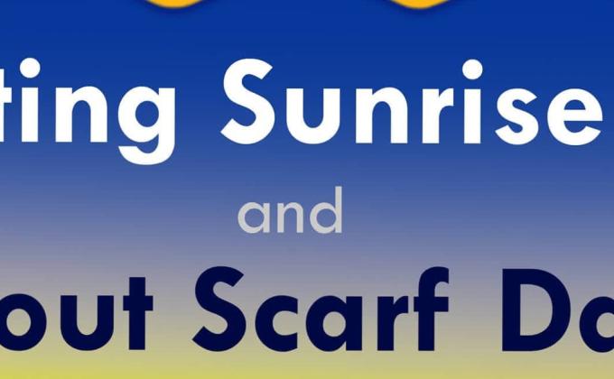 Good Turn on Scouting Sunrise Day and Scout Scarf Day
