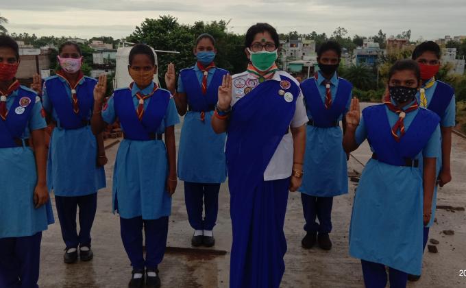 ##pre Independence Day ##Independence Day ##community service ##fight covid19 ##pledge to make fit india##BSGindia ##