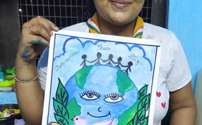 Members of Stephenson Scouts Group & Agnes Guides Group, ERBS&G, Purba Barddhaman 