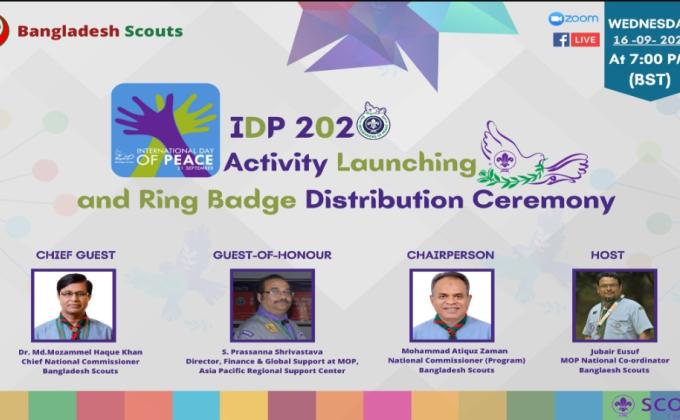 International Day of Peace 2020 Activity Launching & Ring Badge Distribution Ceremony